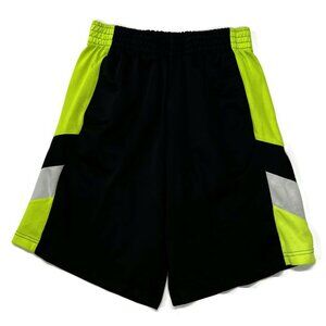 NBA Shorts Boys Large Youth Athletic Black Yellow Basketball